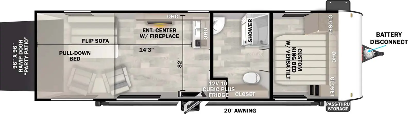 265RTXL - DSO Floorplan Image